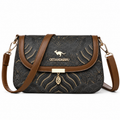 Vintage Pattern Women’s Crossbody Bag – Elegant Shoulder Handbag