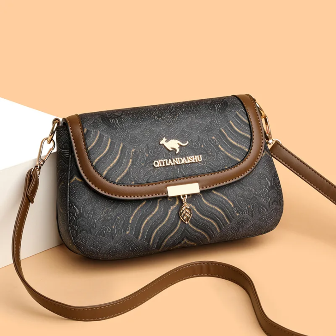 Vintage Pattern Women’s Crossbody Bag – Elegant Shoulder Handbag