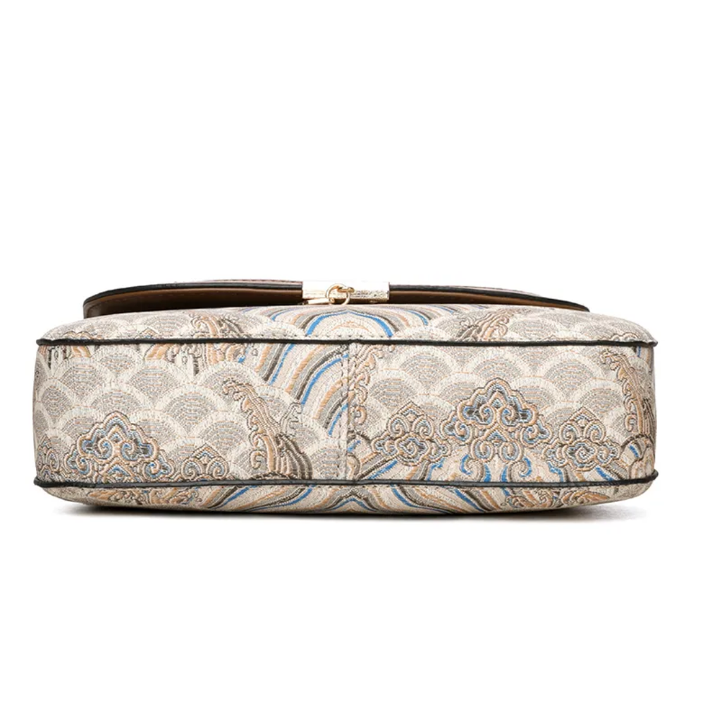 Vintage Pattern Women’s Crossbody Bag – Elegant Shoulder Handbag