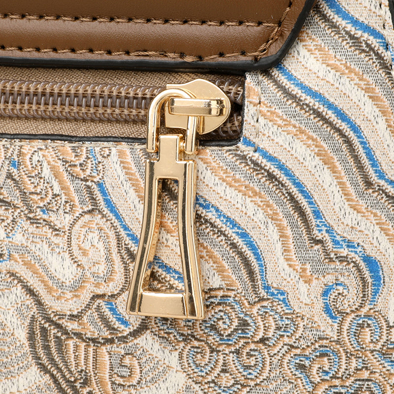 Vintage Pattern Women’s Crossbody Bag – Elegant Shoulder Handbag
